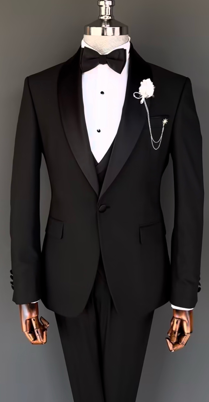 Costume noir (mariage / fiancaille )