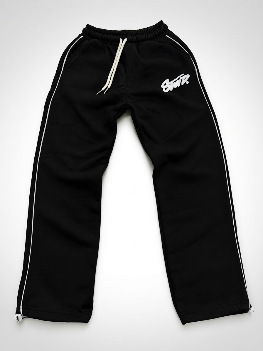Jogging baggy noir pour enfant