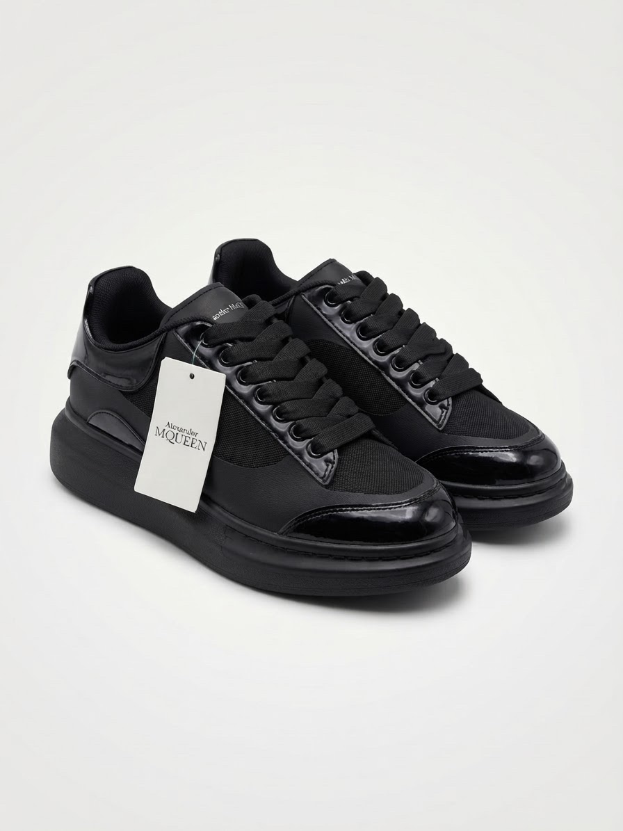 Basket Alexander McQueen All-Black (Neuf)