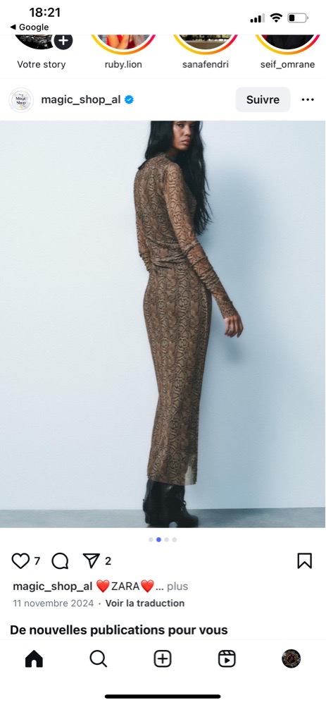 Robe zara leopard porte une seul fois 