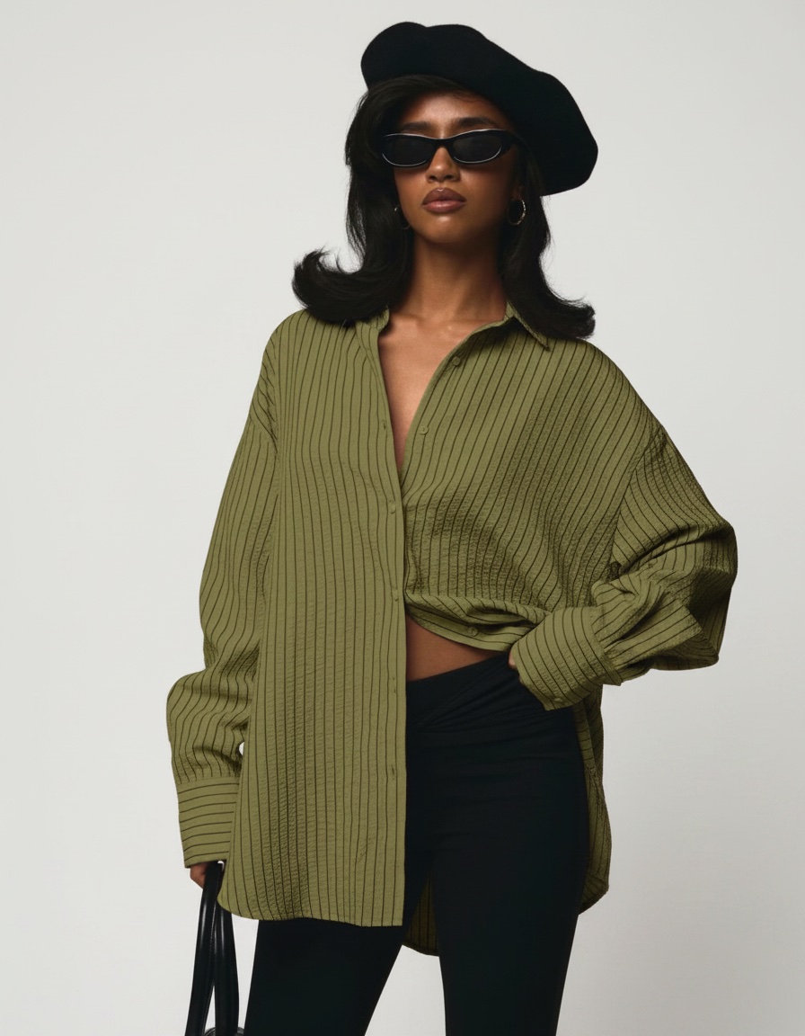 Chemise vert capre 