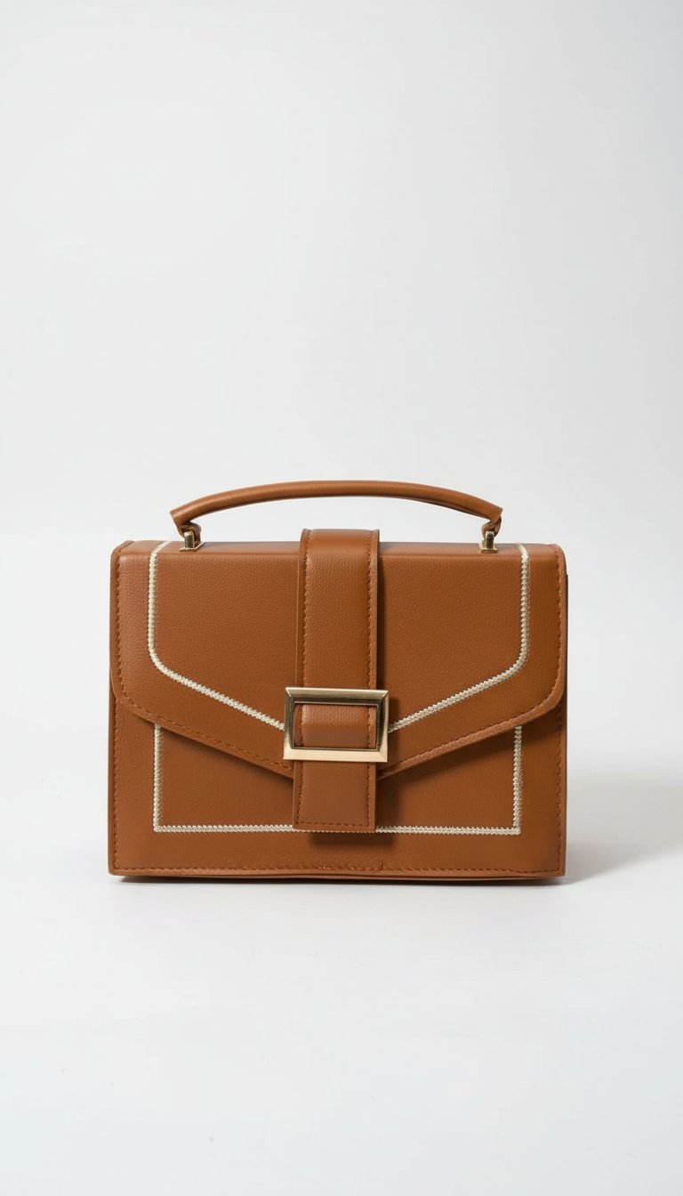 Sac à main élégante en caramel 