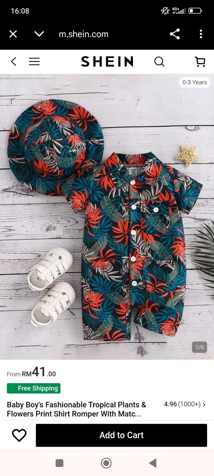 Set Shein 12/18 mois