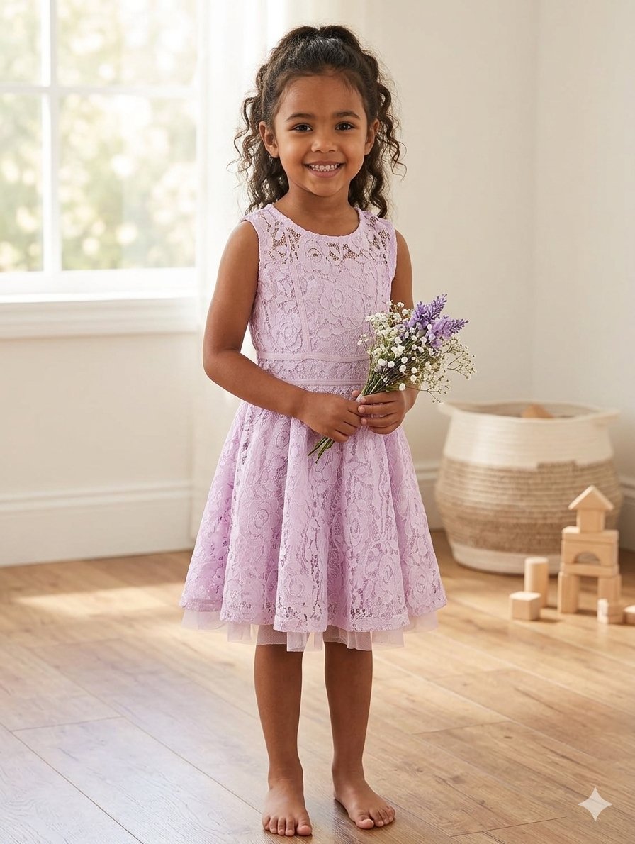 Robe 8 ans en dentelle 
