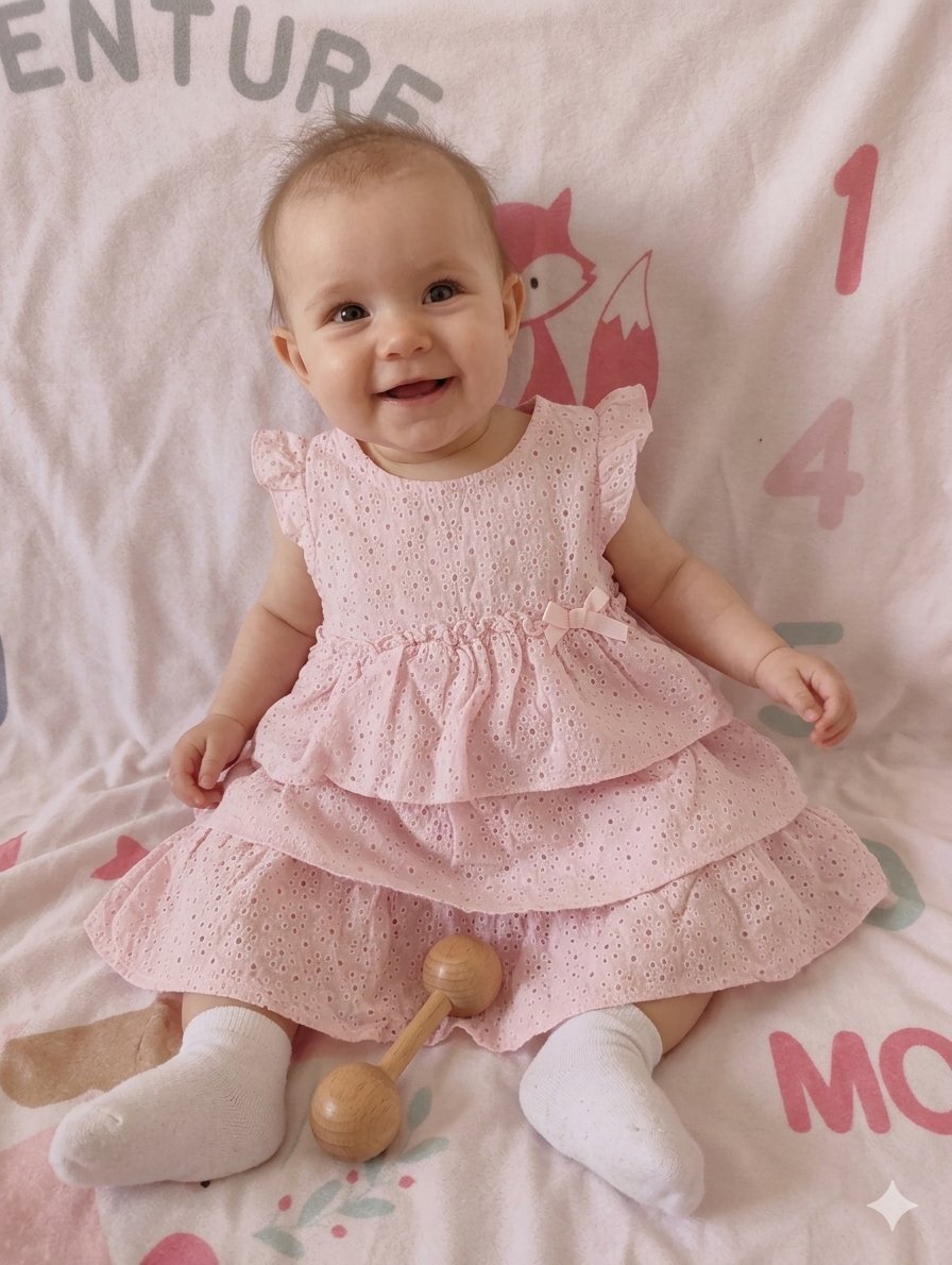 Robe broderie anglaise 12 mois