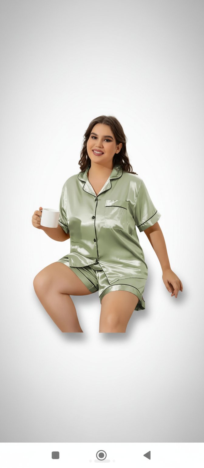 Pyjama satin bridsmaid