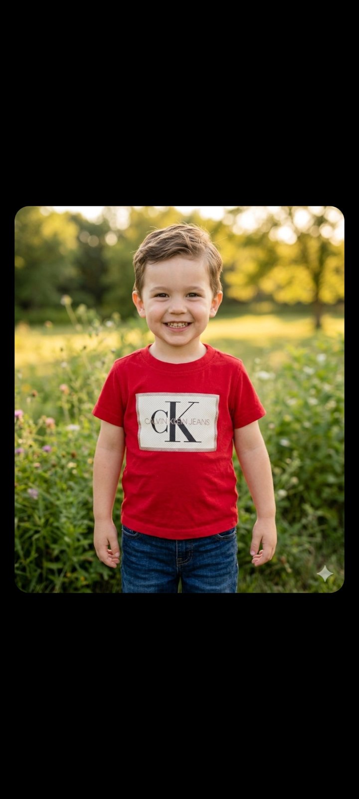 T-shirt Calvin Klein 12 mois