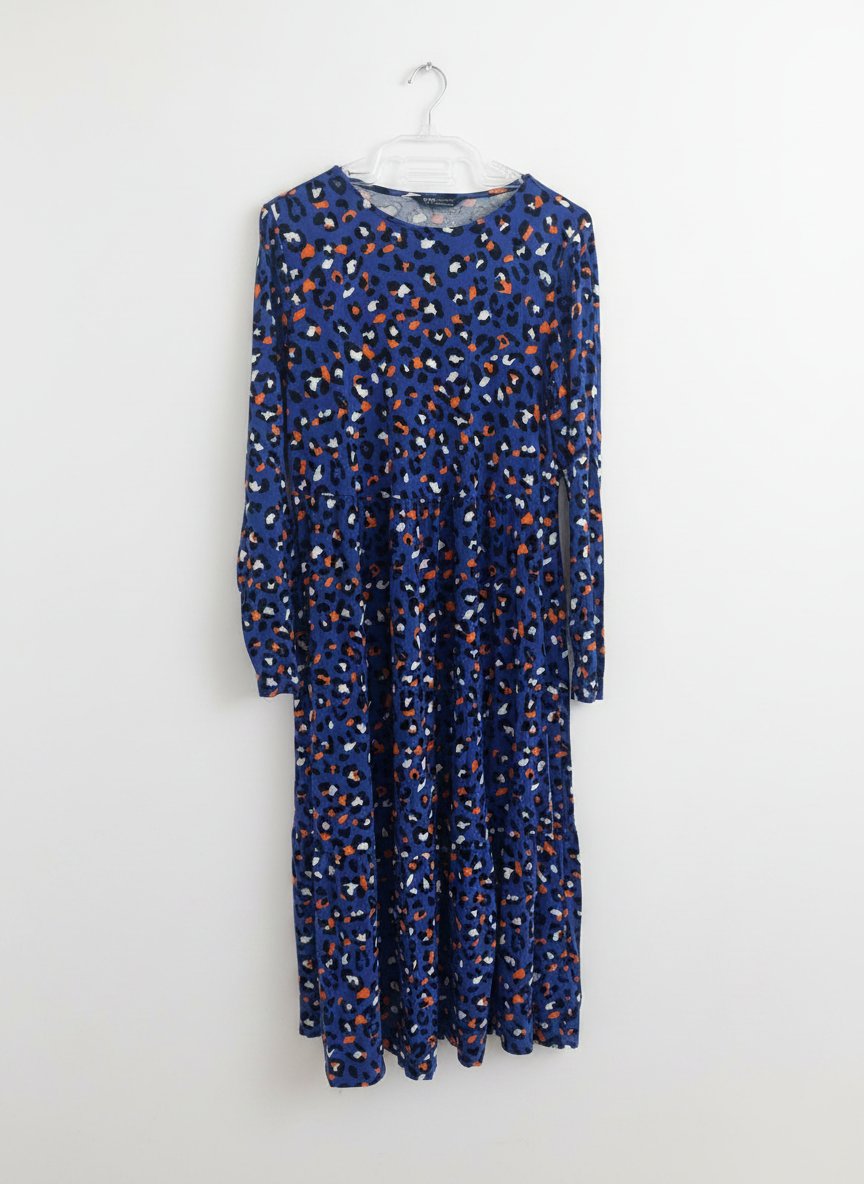 Robe coton mi longue 