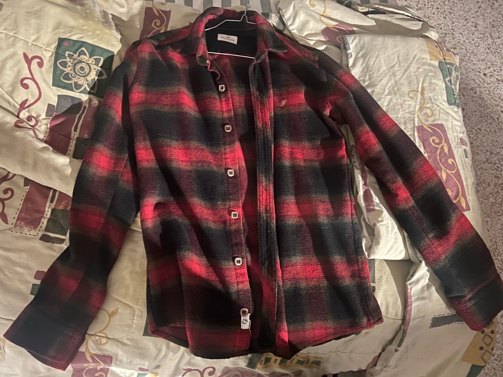 Gillet flannel à careaux 