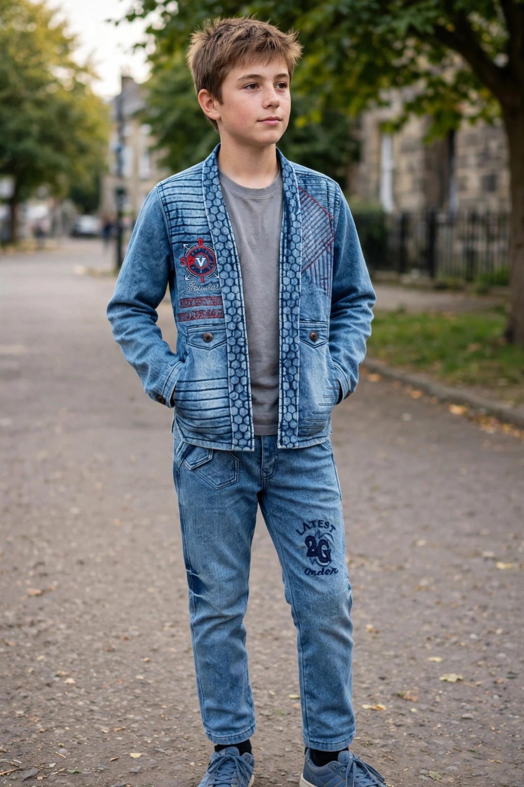 Ensemble jeans pour enfants
