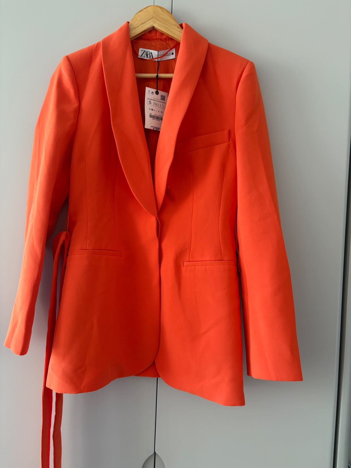 Blazer zara en orangé 