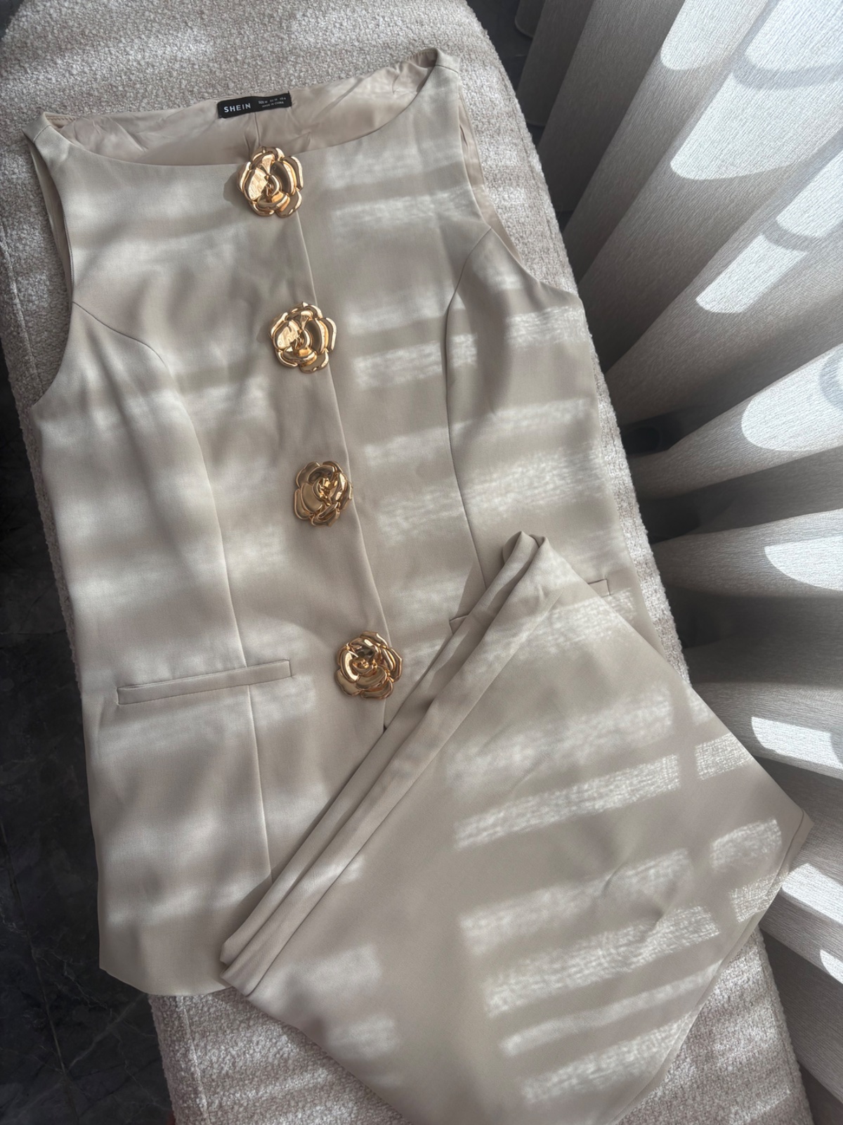 Ensemble beige 