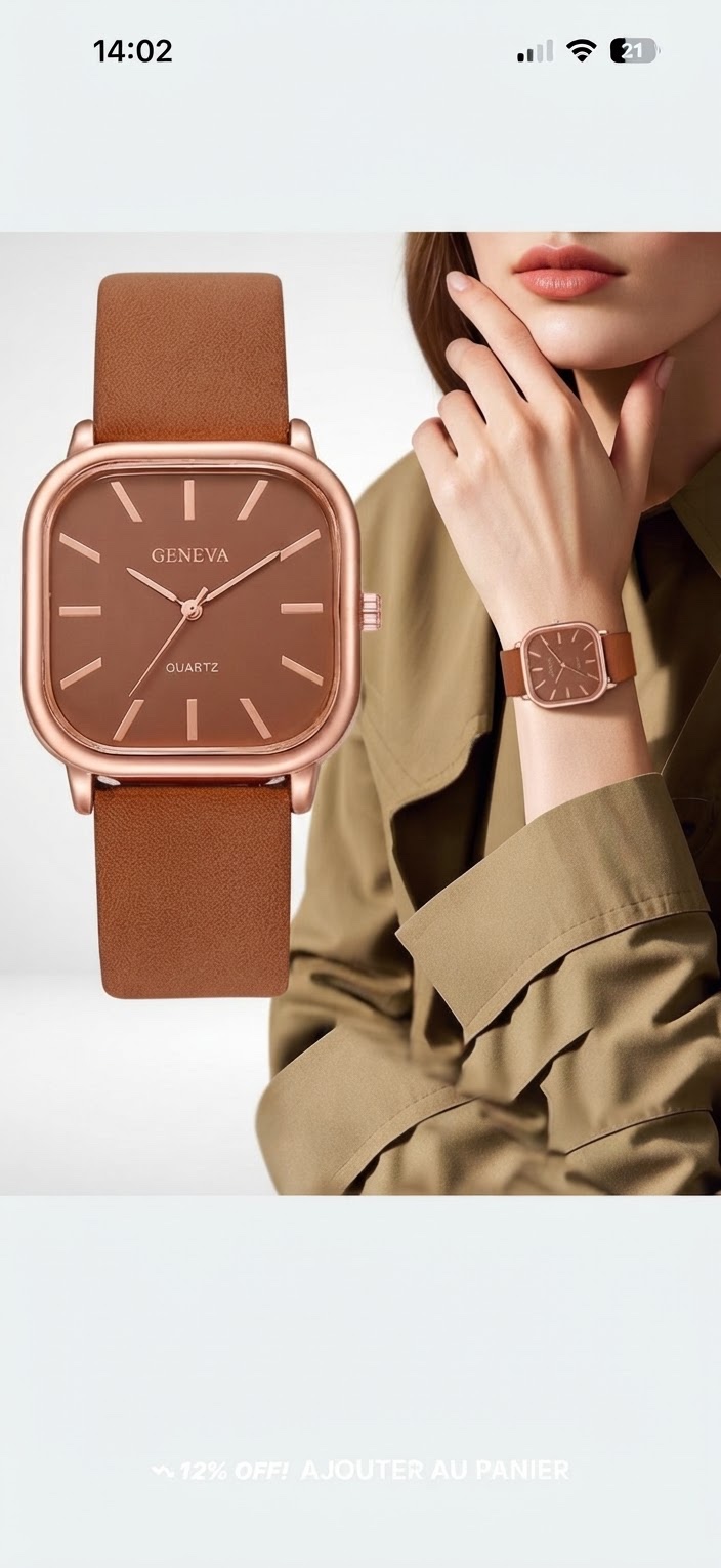 2 braclet et montre geneva 