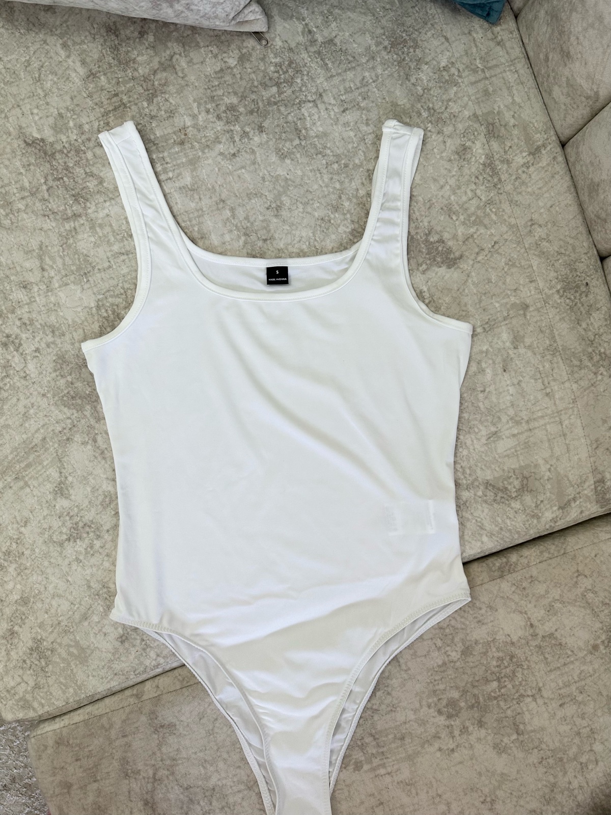 Bodysuit blanc shein neuf