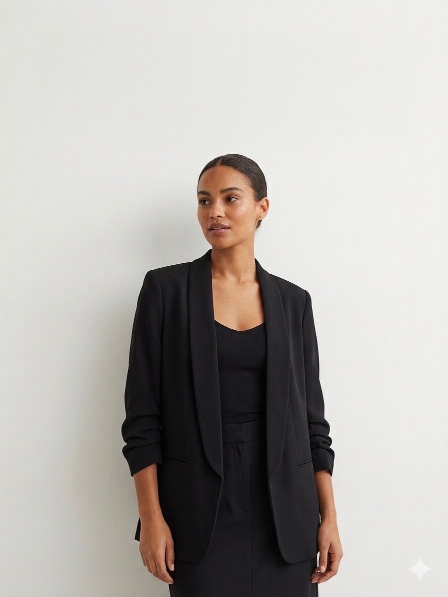 Blazer Noir Chic pour Femme