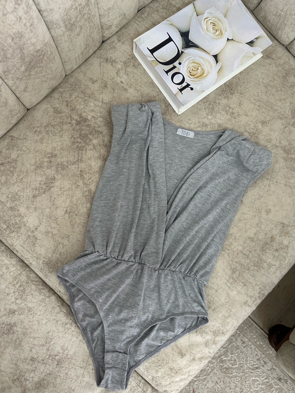 Body gris drapé Tobi