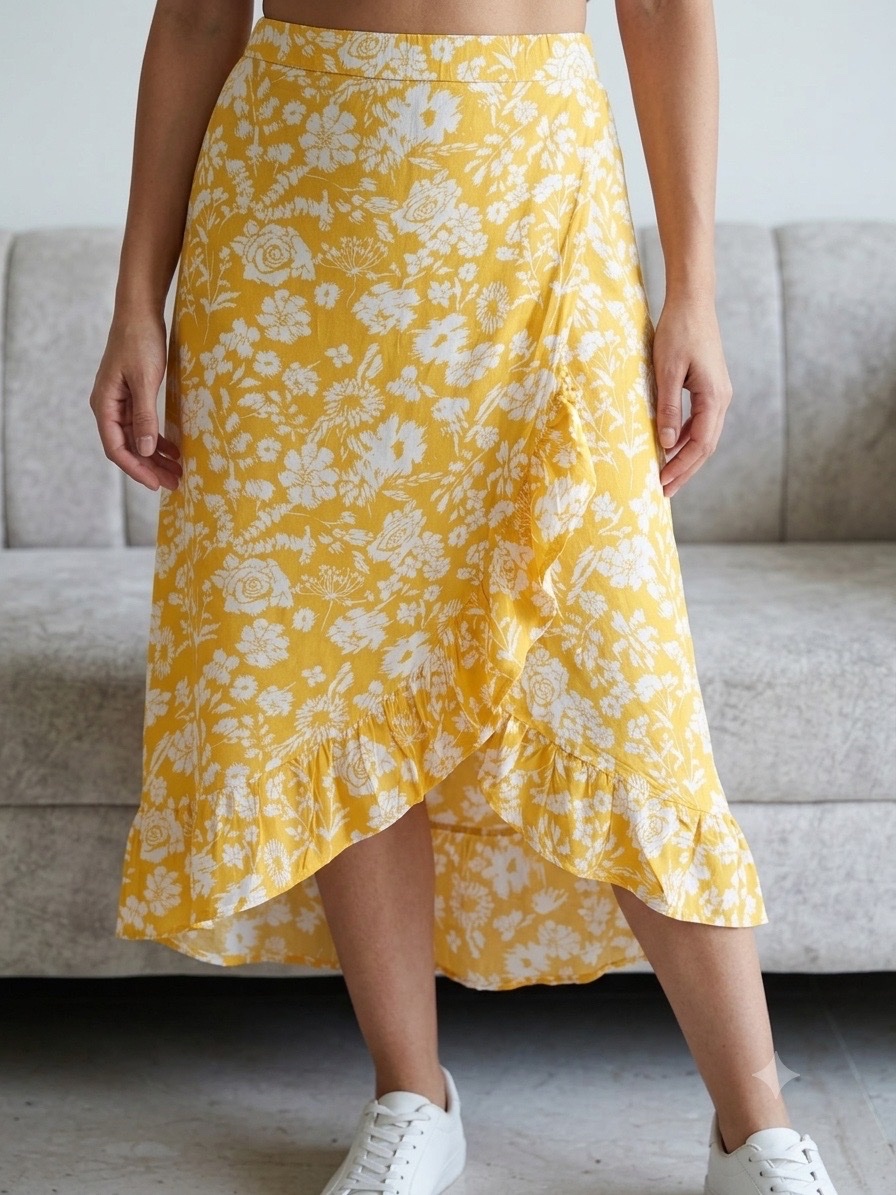 Jupe jaune