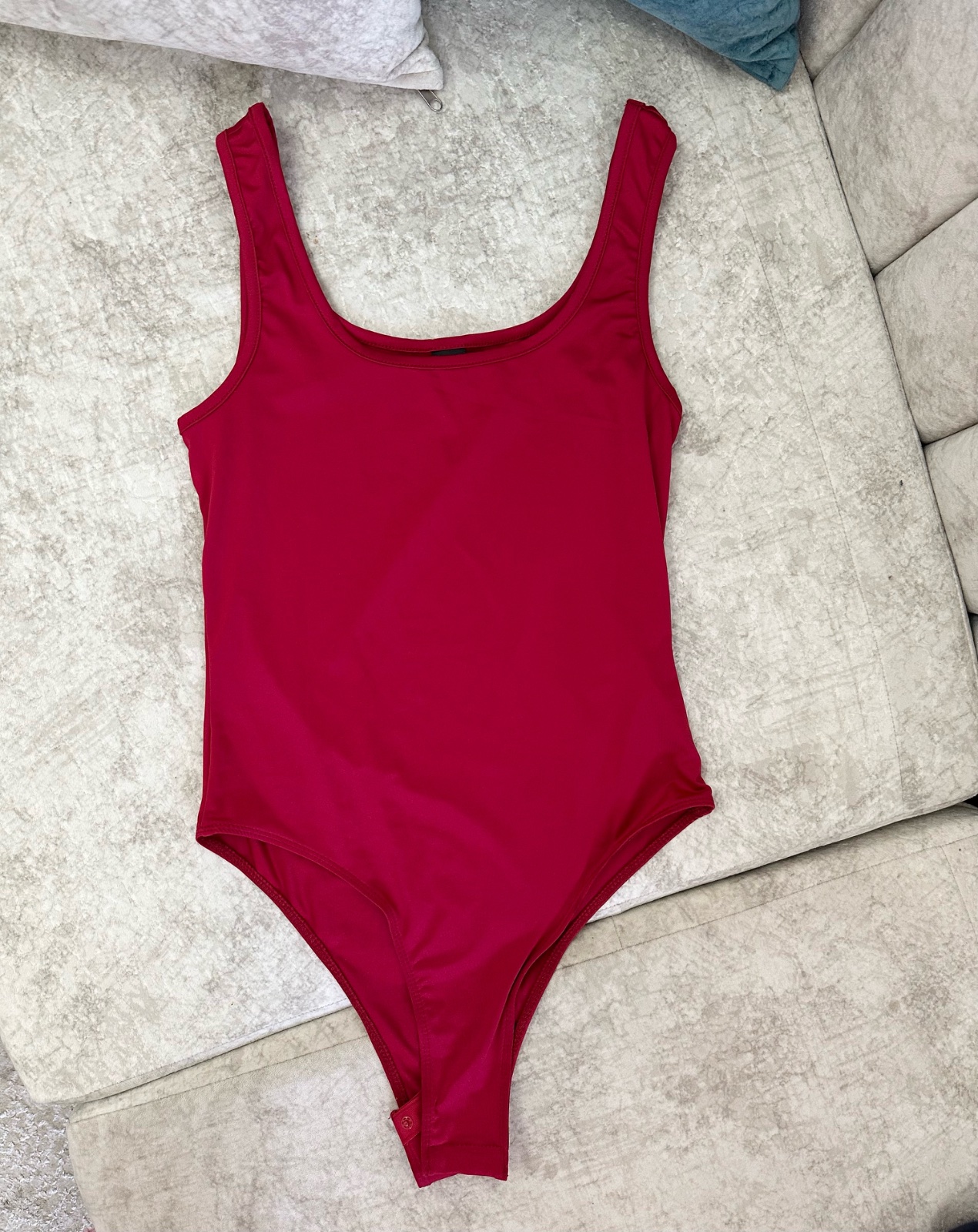 Bodysuit rouge shein neuf