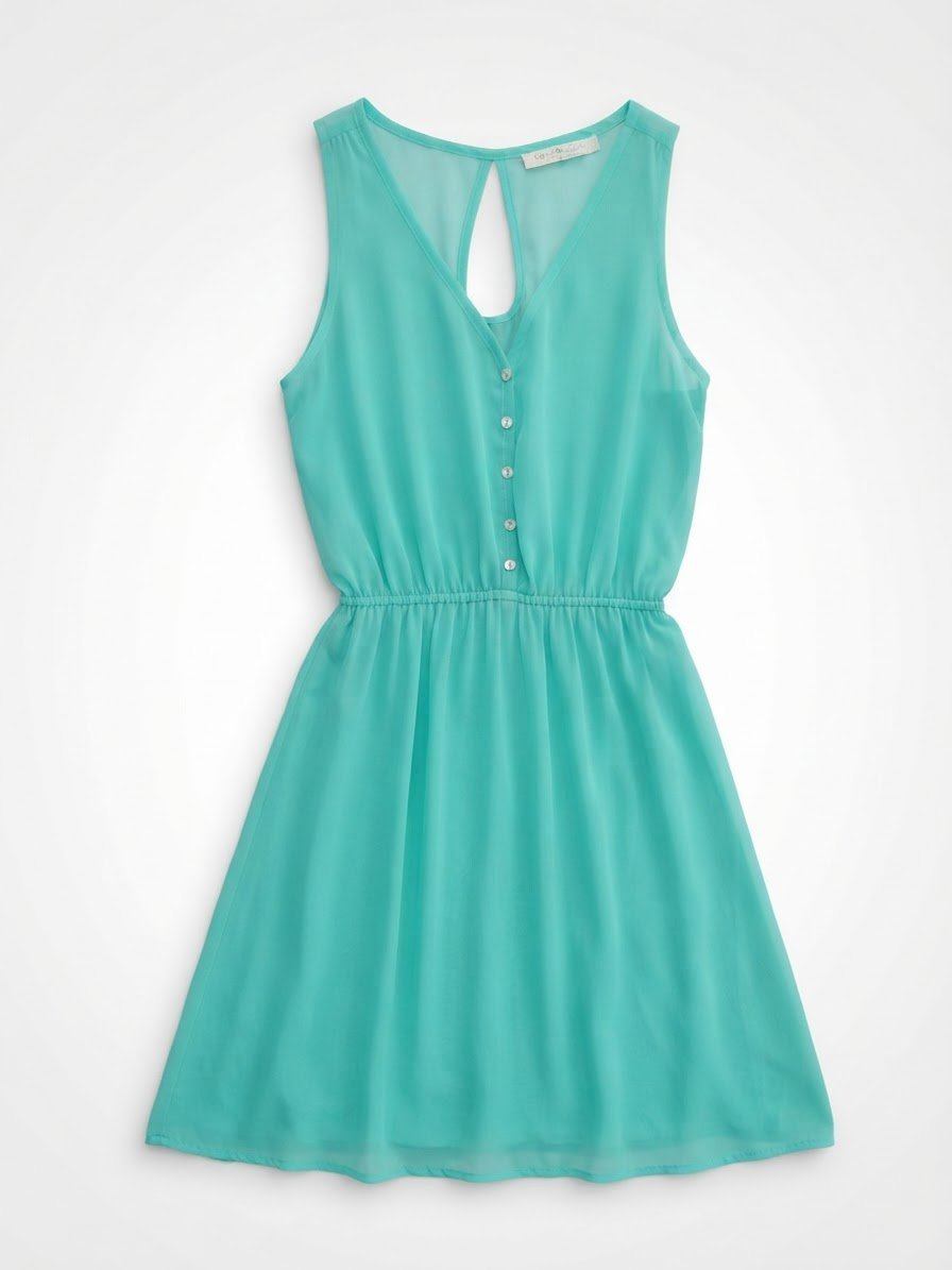 Robe vert d'eau 