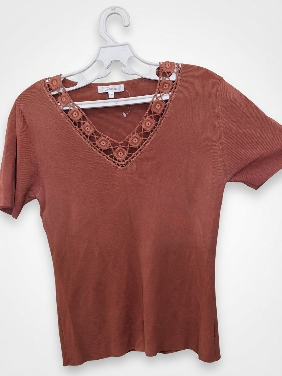 Pull marron 