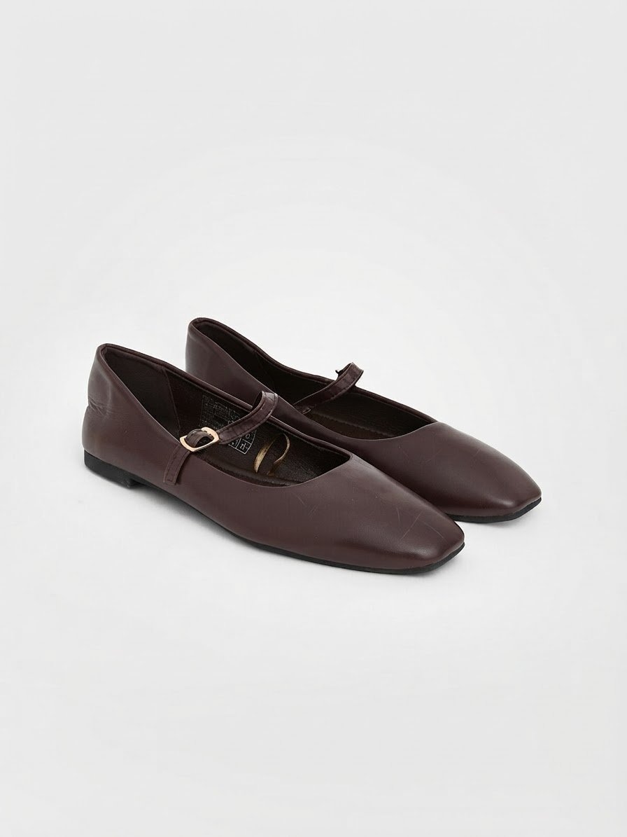 Ballerine marron 