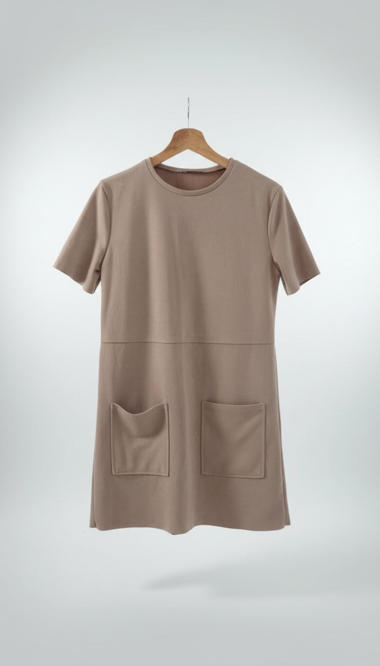 Robe beige zara