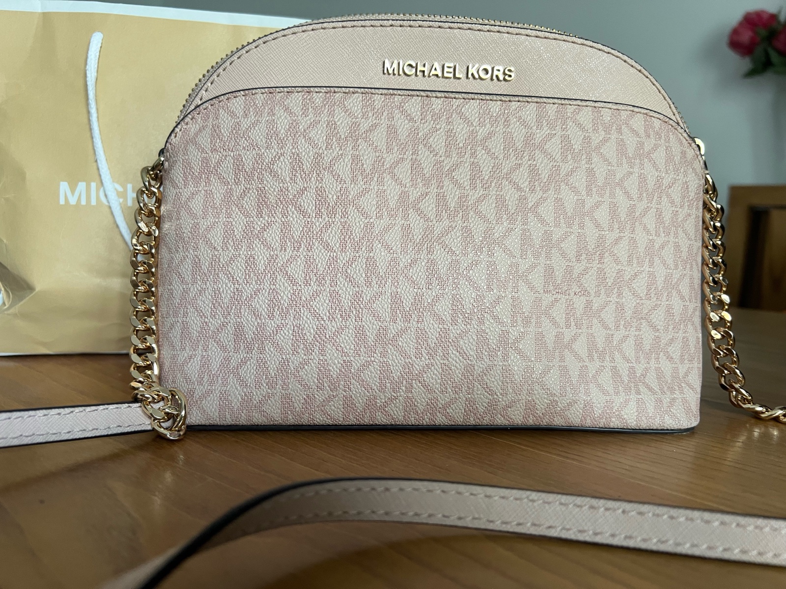 Sac Michael kors rose nude