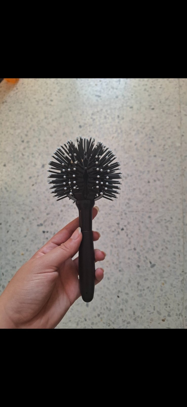 Brosse curly hair