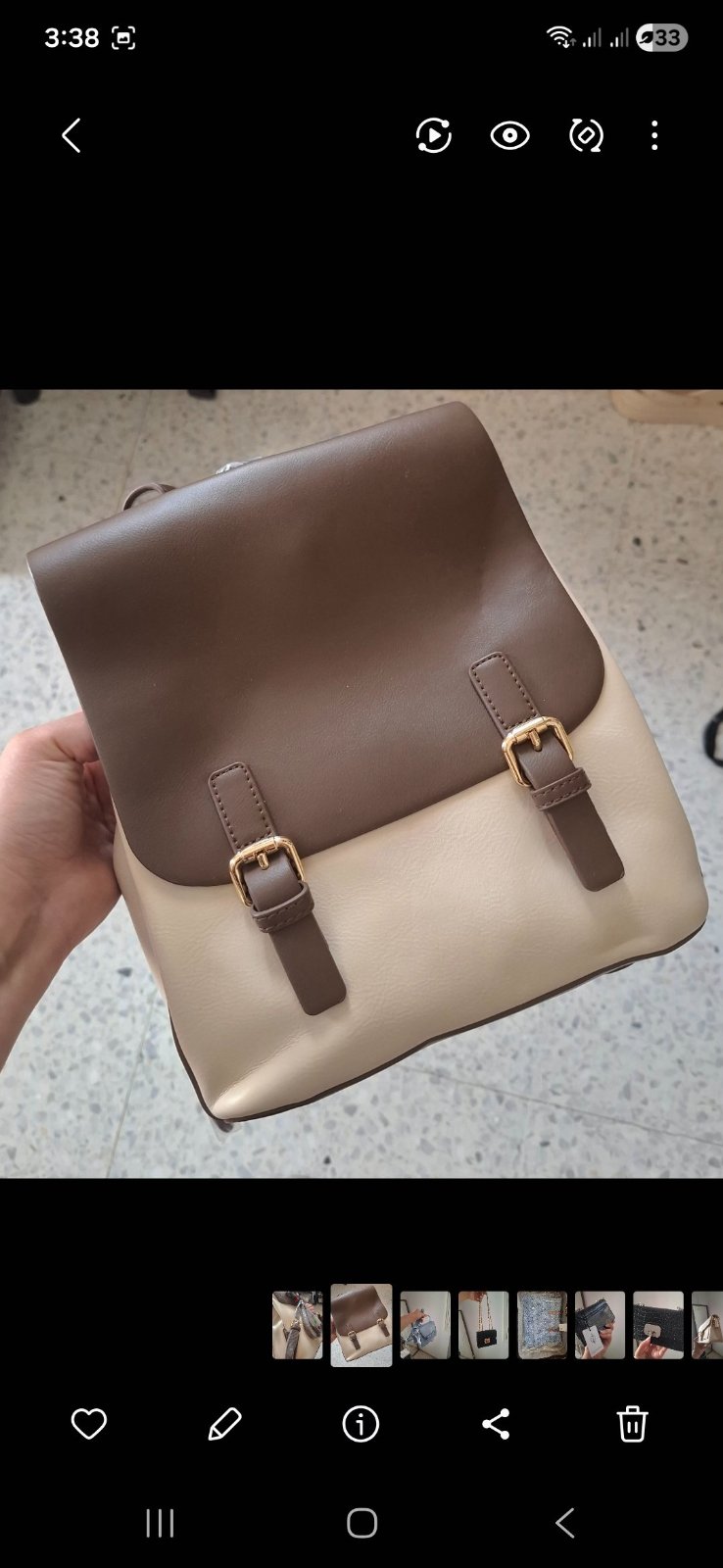 Sac a  dos strass