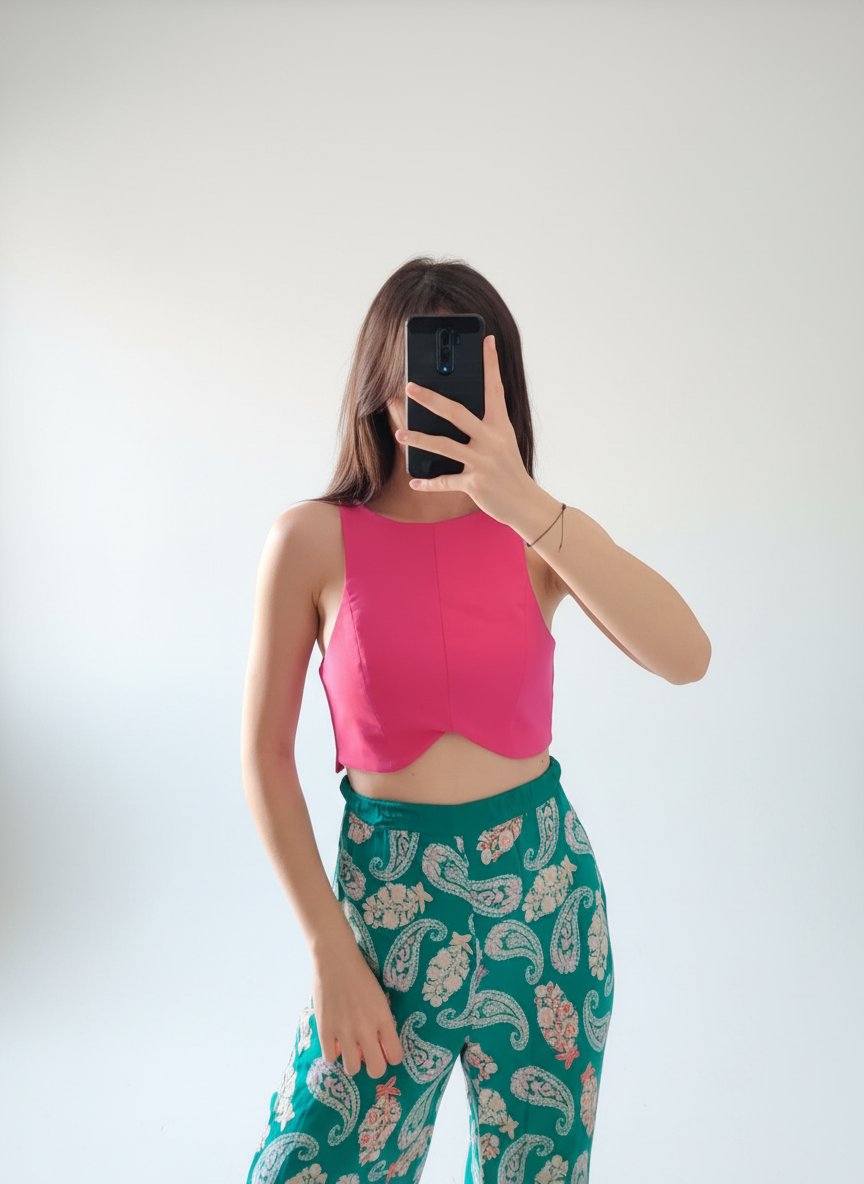 Crop top zara en excellent état 