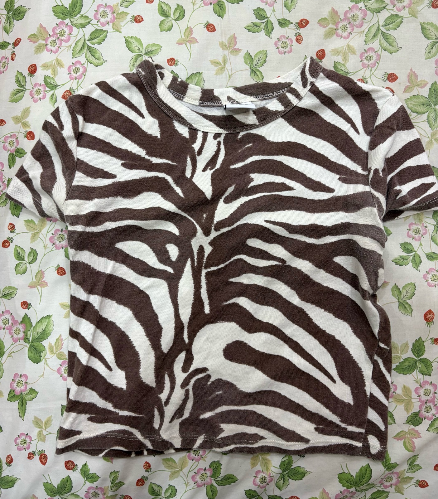 Top bershka animal print
