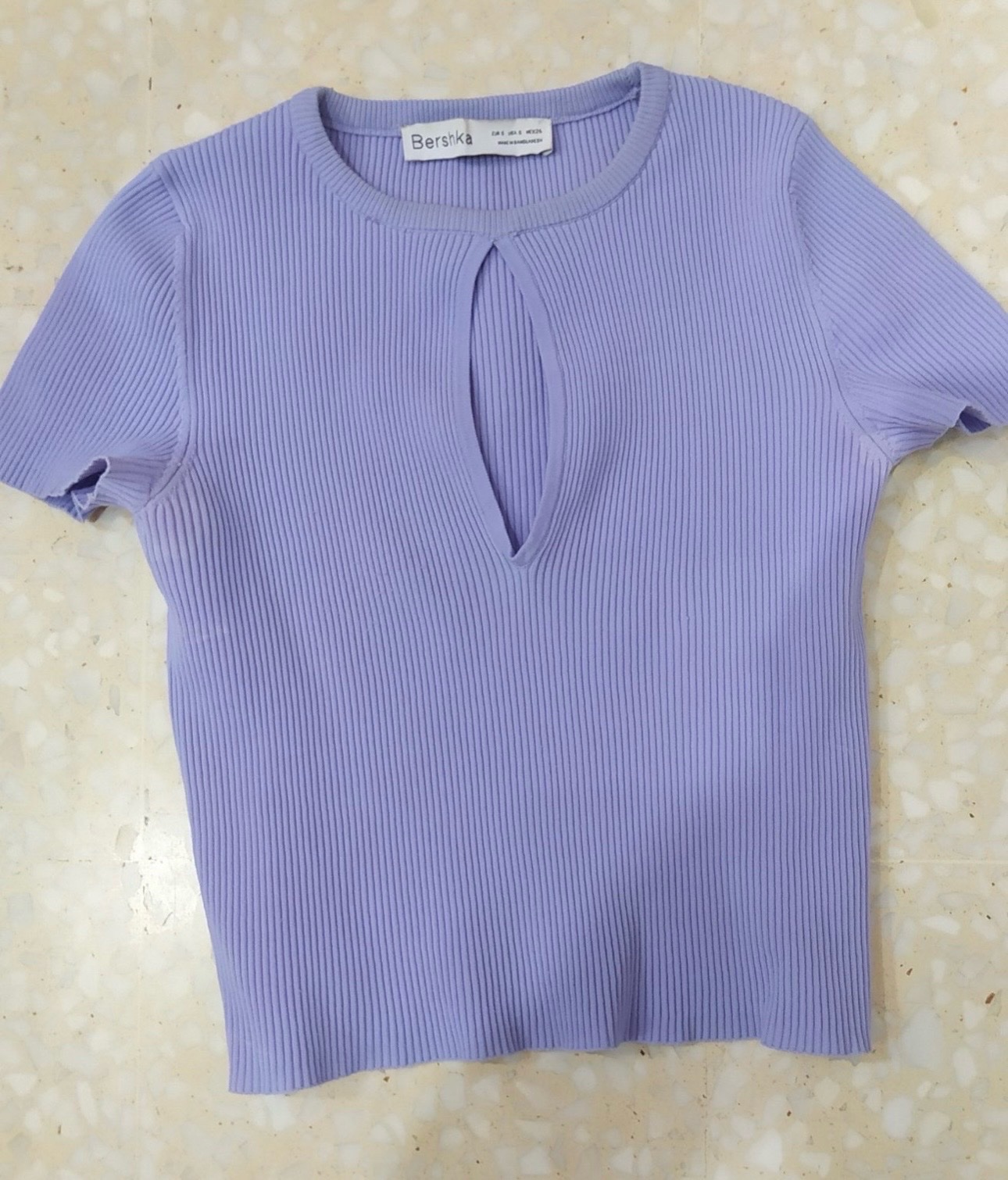 Top bershka violet