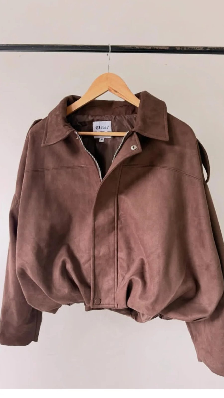 Veste en velour marron taille L