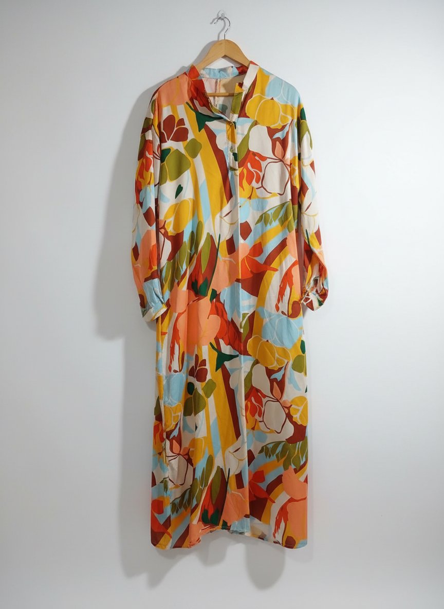 Robe multicolore