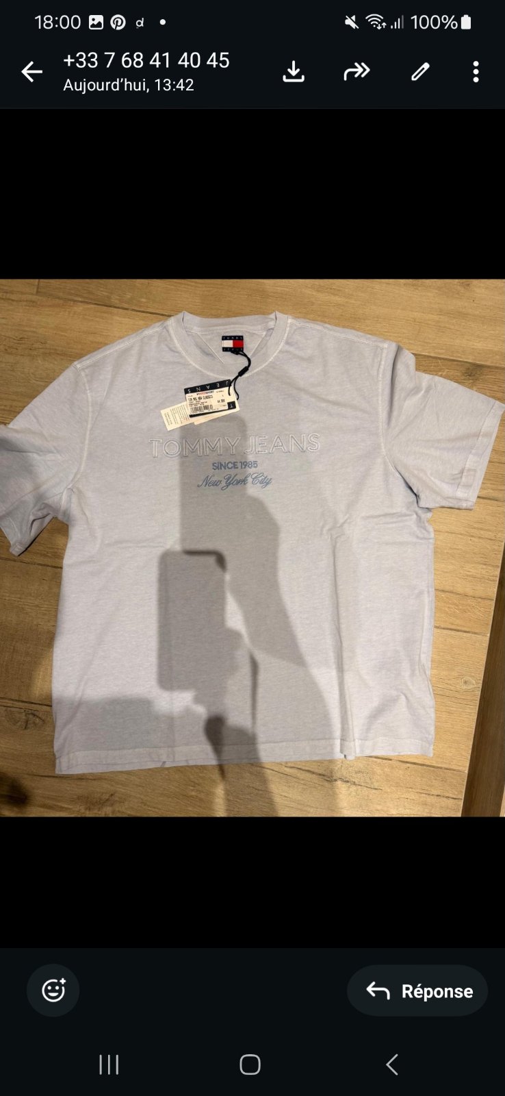 T shirt Tommy h3