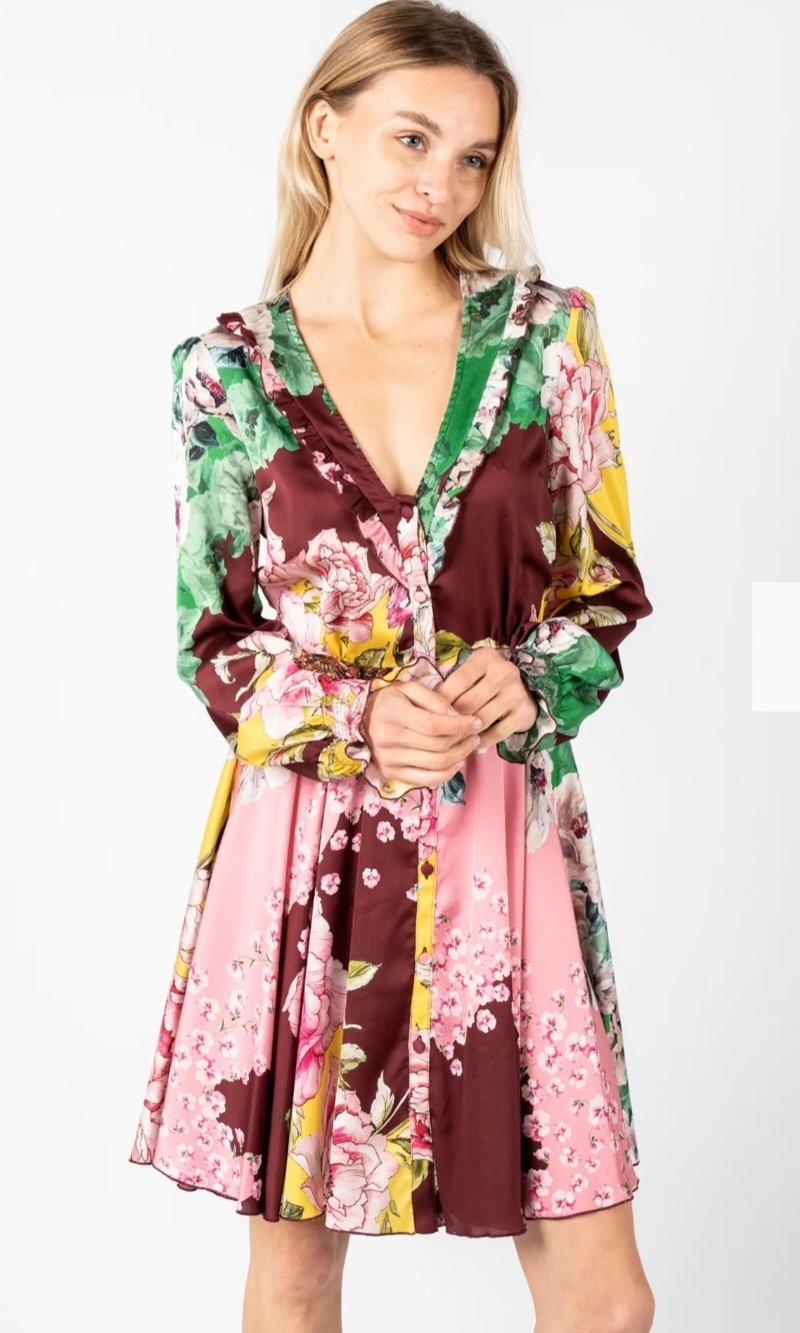 Robe fleurie Pinko