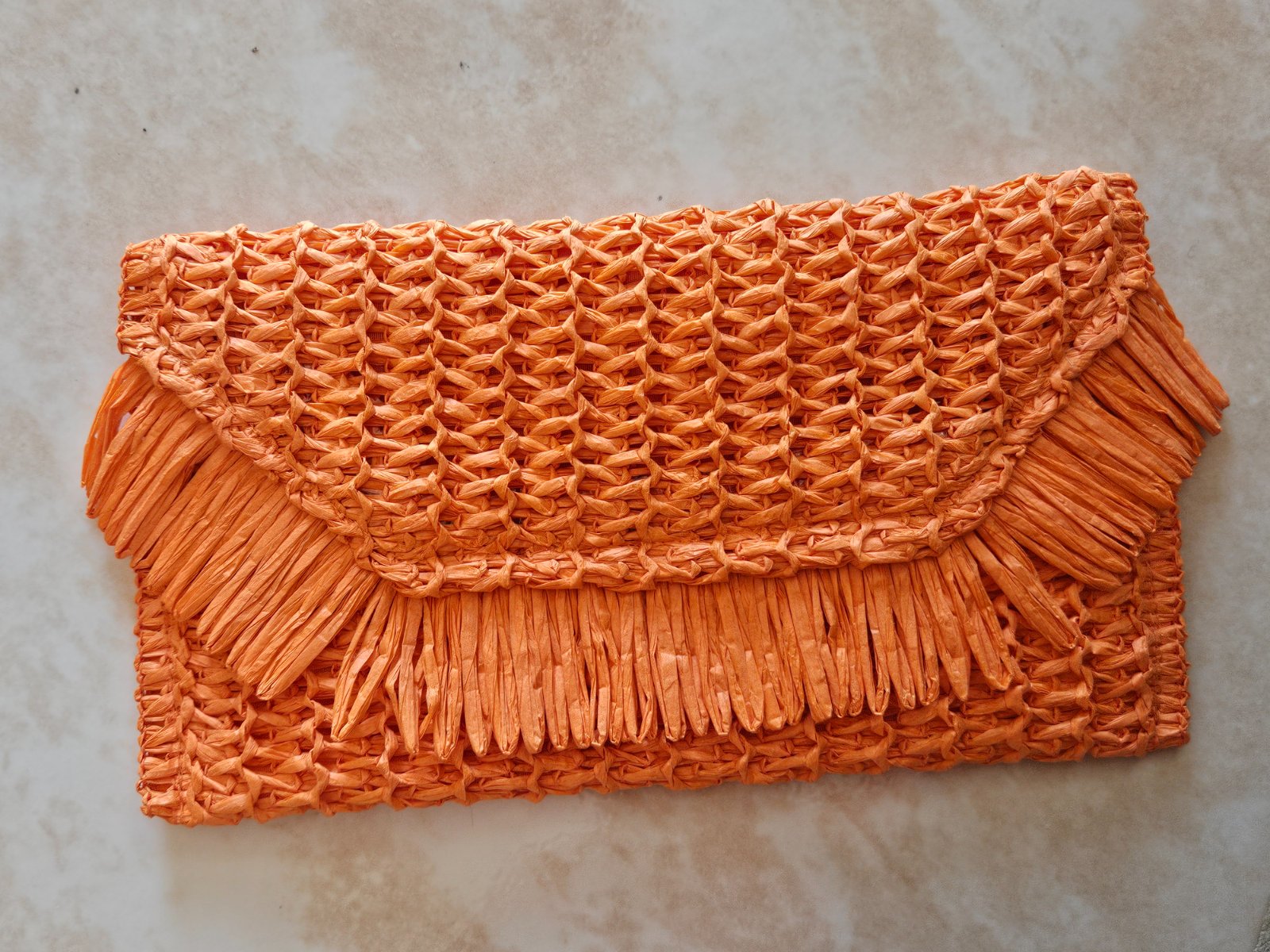 Pochette rafia