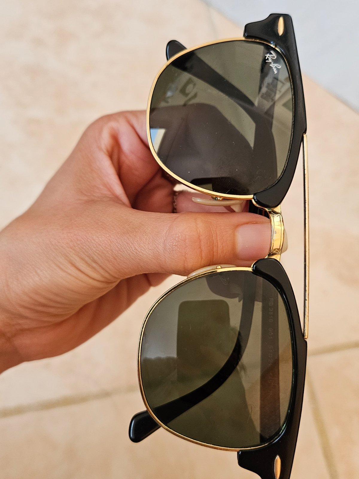 Lunette ray ban homme