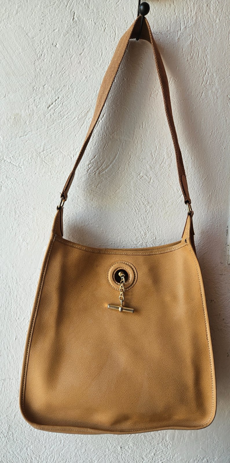 Sac en cuir style vespa hermes