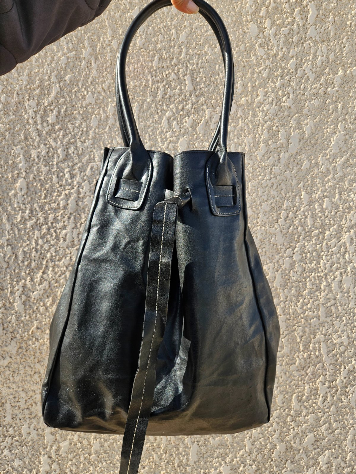 Cabas en cuir lancome