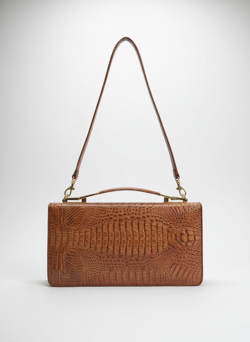 Sac en peau de crocodile  de làmarque river