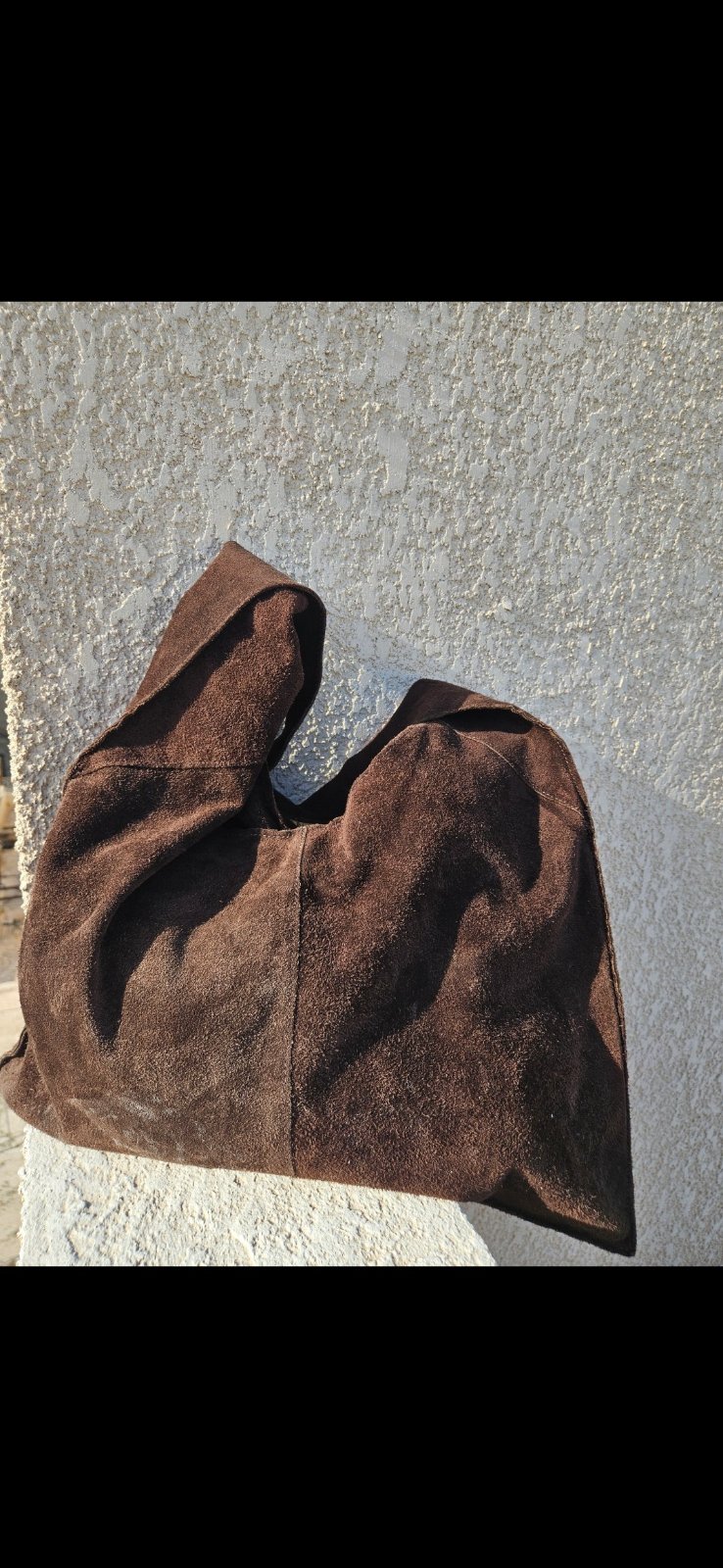 Sac cabas en daim 