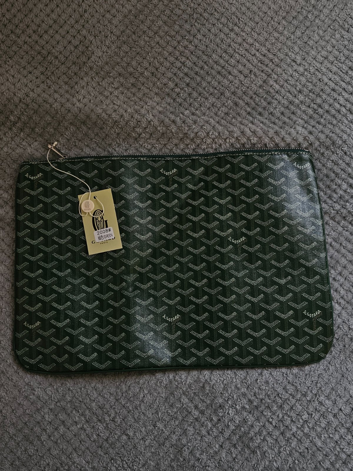 Pochette style goyard