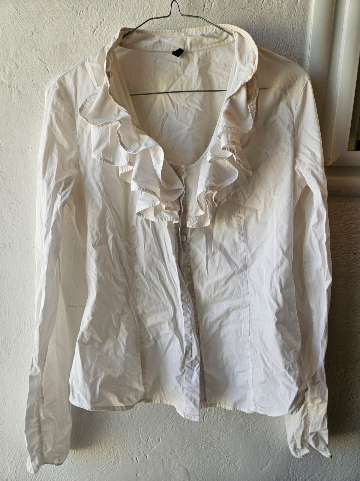Chemise a volant benneton