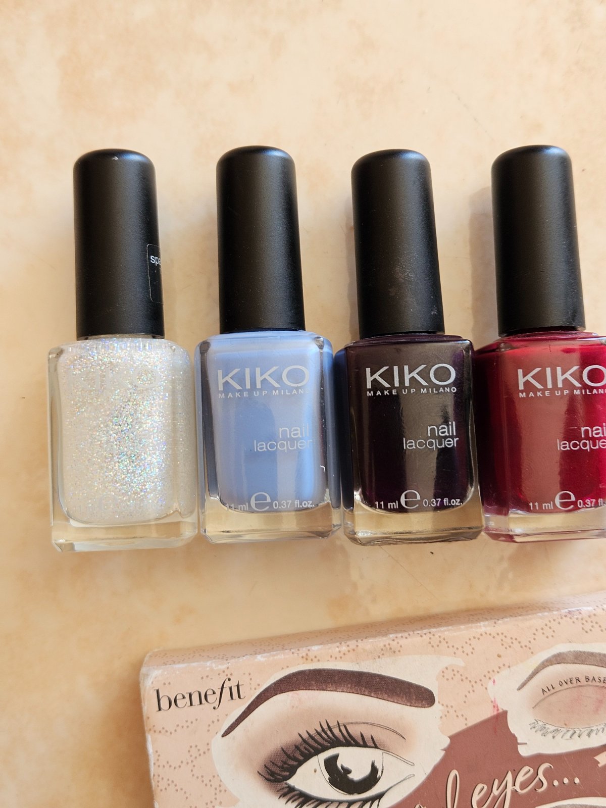 Lot de vernis a ongle kiko
