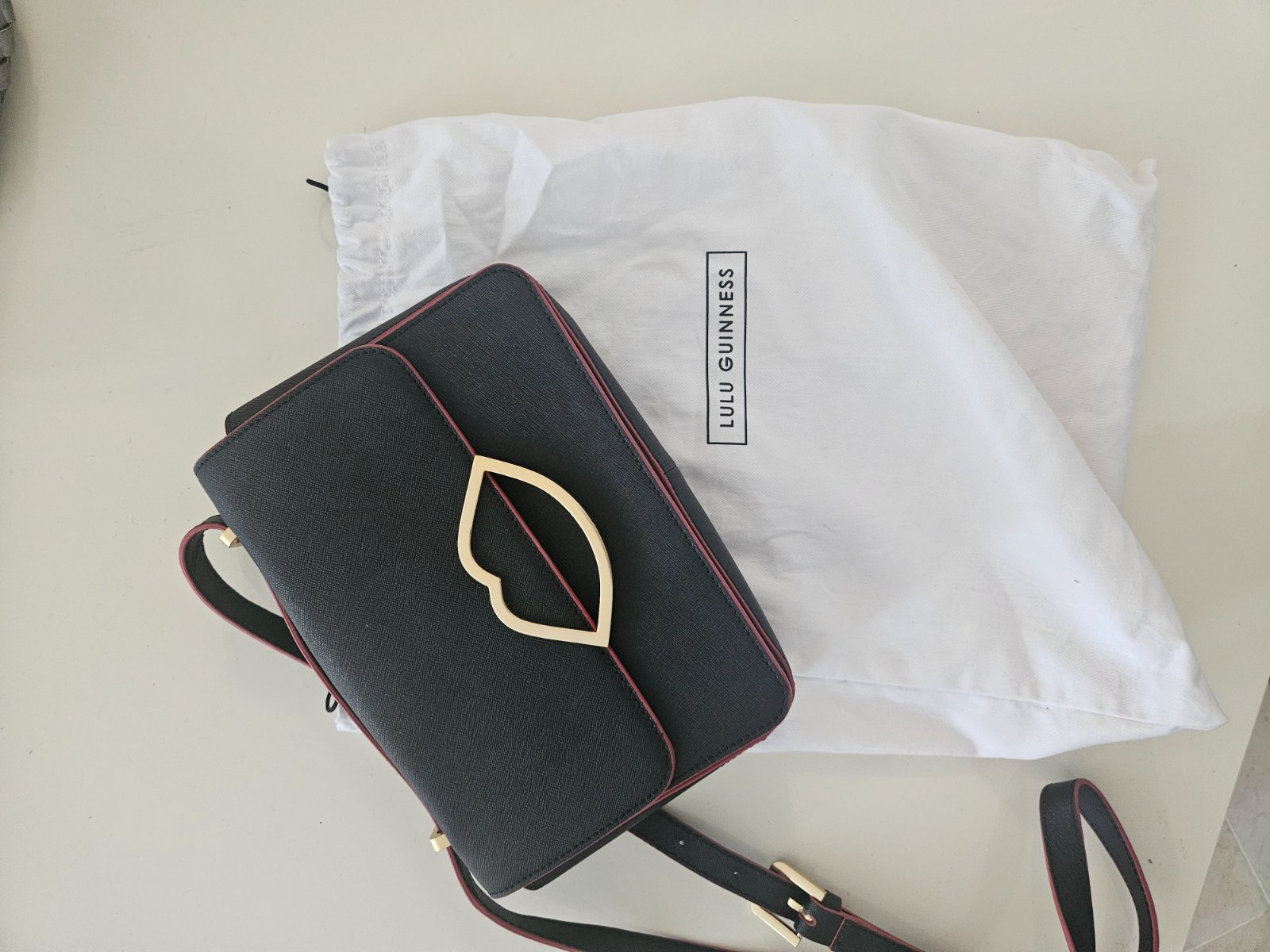Sac 100% cuir lulu guinness