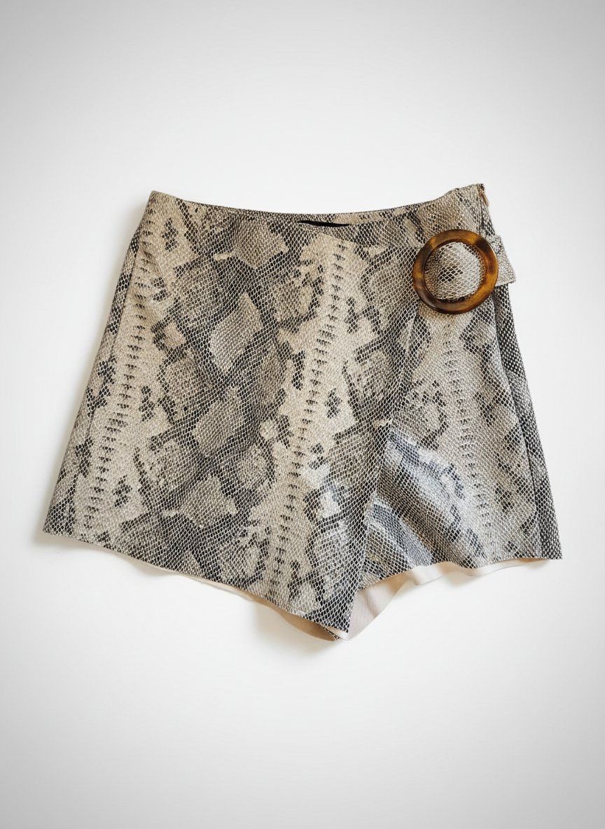 Short zara animal print