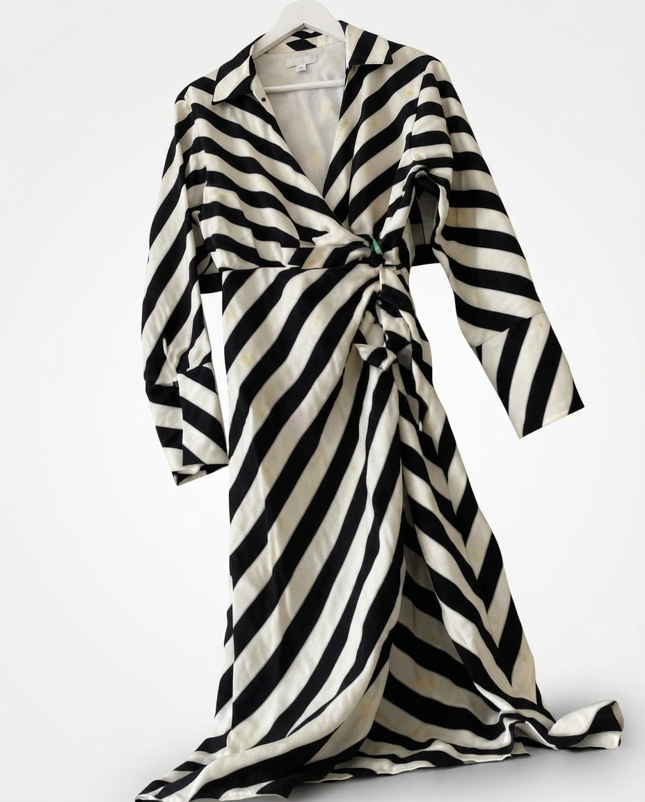 Robe rayee 