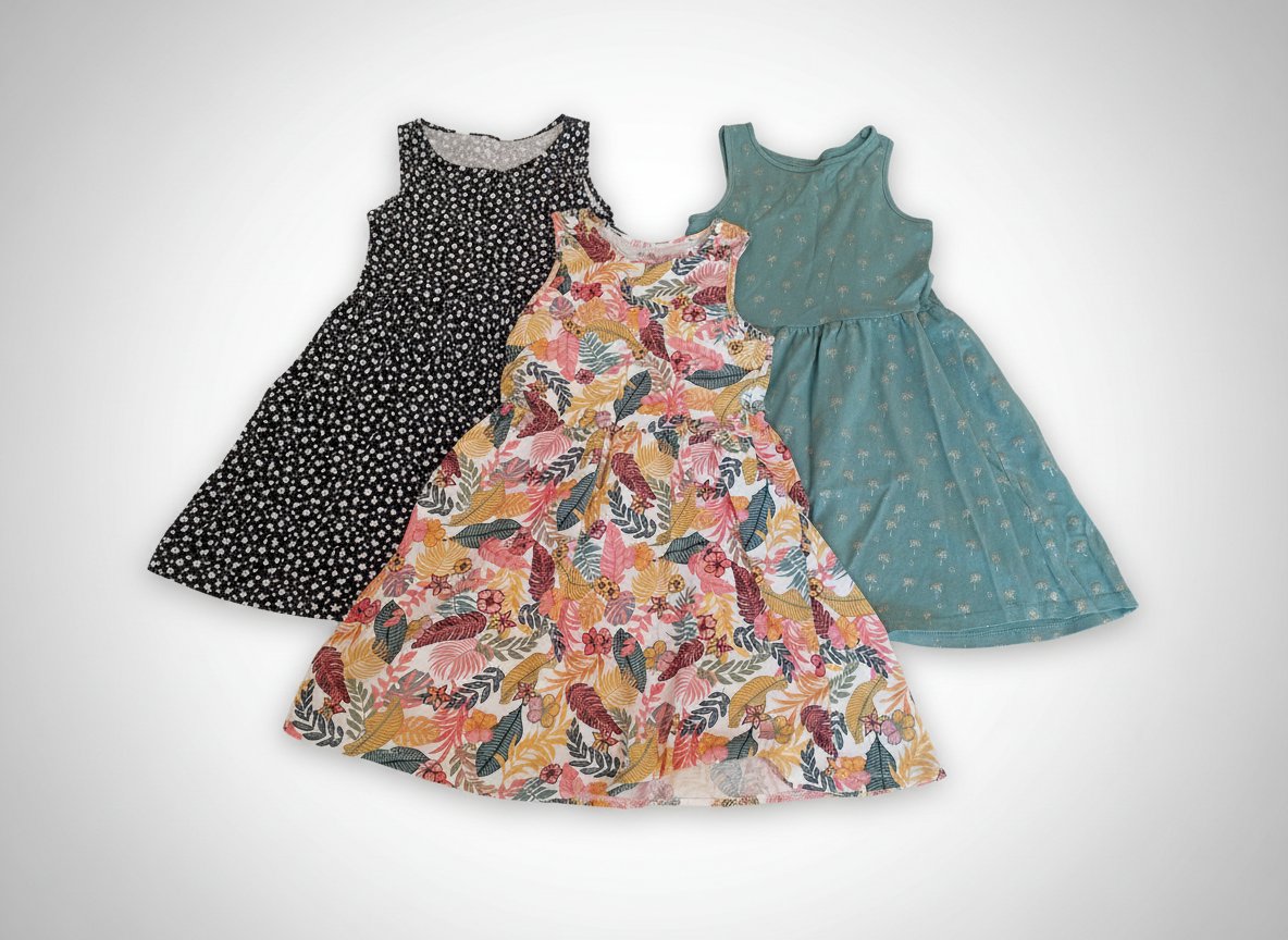Lot de 3 robes fille 