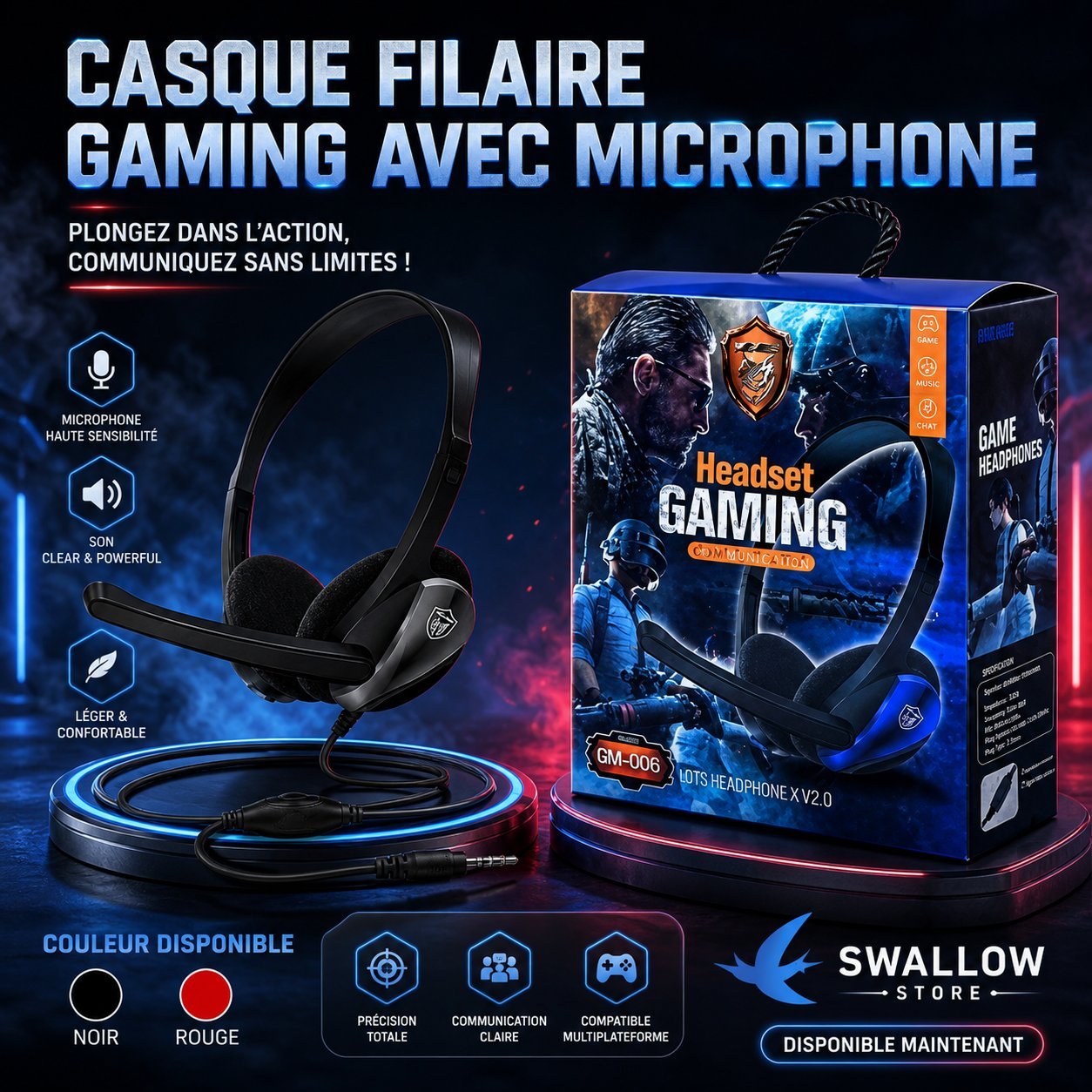 Headset Gaming 